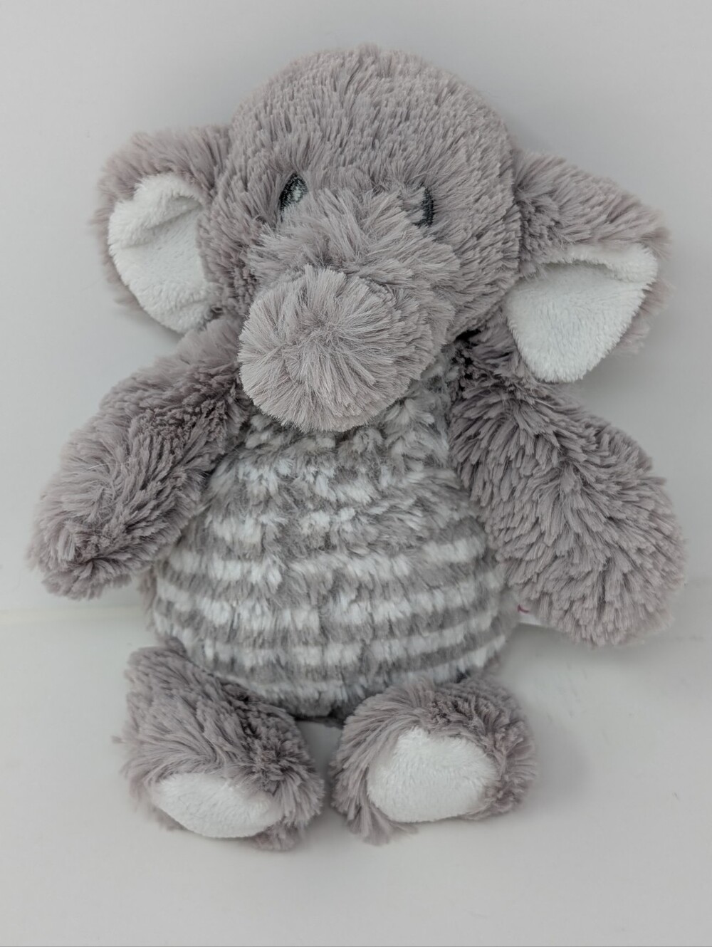 Aurora Baby Elephant Plush Rattle Sown Eyes